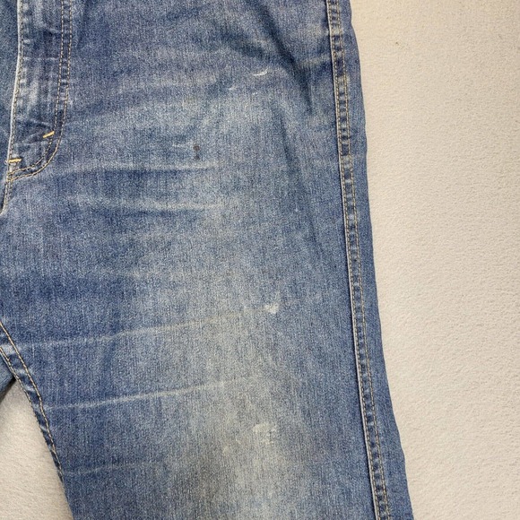 Vintage Levis Mens Jeans Orange Tab Made In USA 35x28 Tag (38x29) Medium Wash - Picture 5 of 16